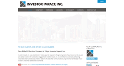 Desktop Screenshot of investorimpact.com